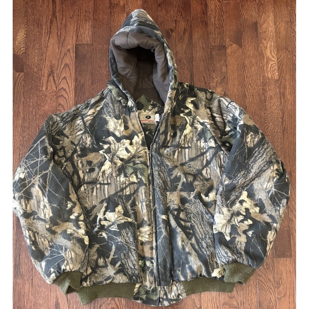 Mossy Oak Size XL Jacket Hood Breakup Infinity MADE IN USA Vintage